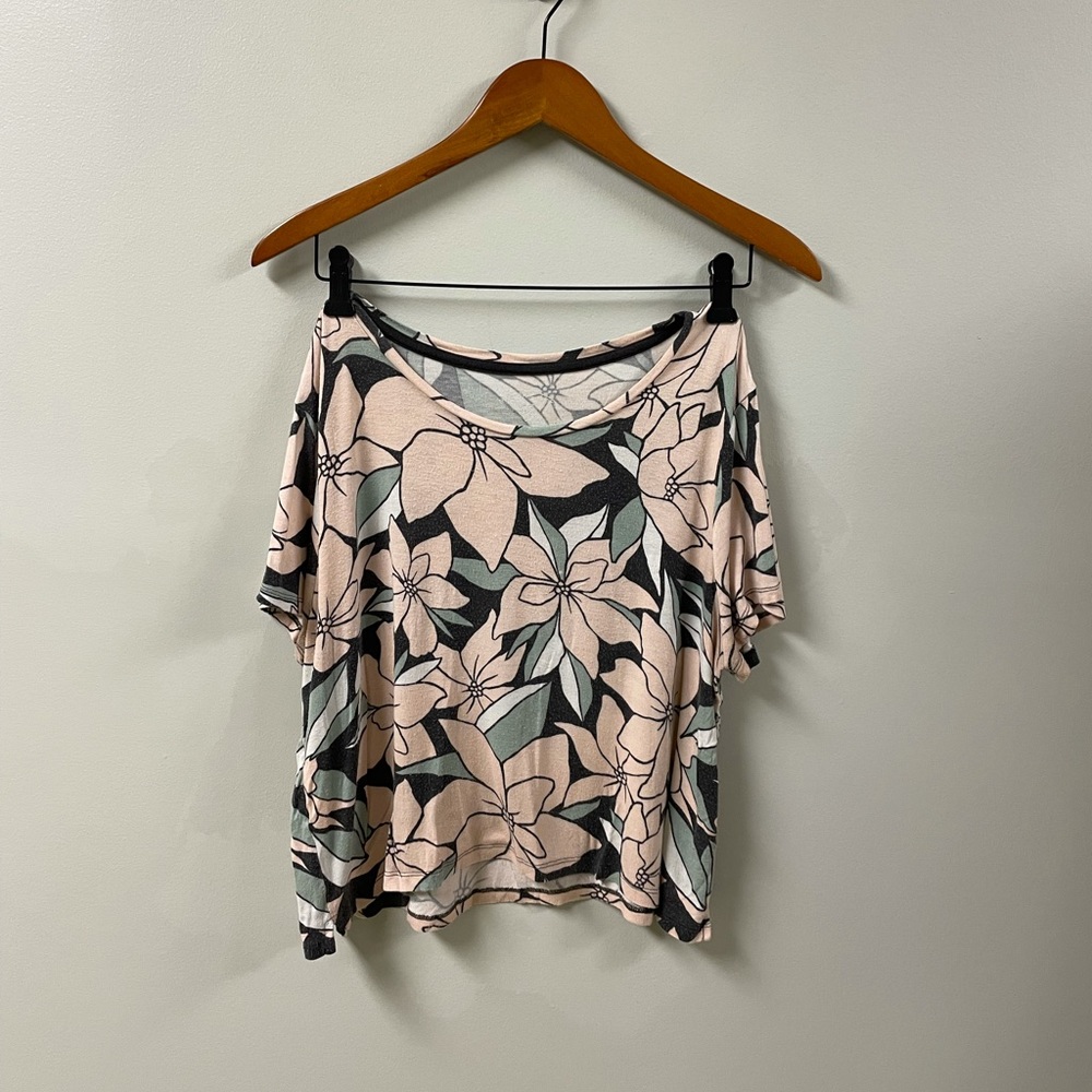 Floral Print Prince & Fox Crop Top